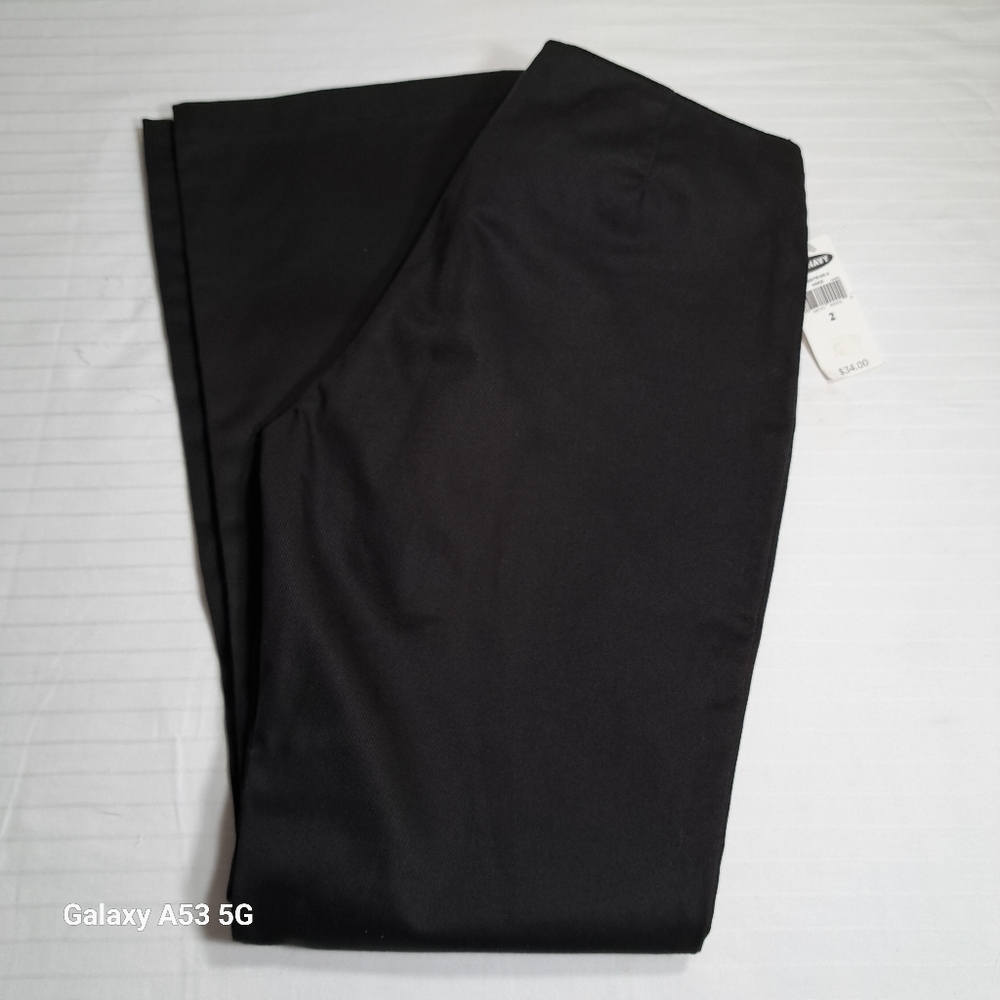 OLD Navy Black Low Waisted Flare Pants Women's Size 2